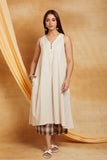 Cotton Linen Kurta with Checkered Palazzo Cotton Linen Kurta with Checkered Palazzo