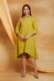 Handloom Mangalgiri High-Low Dress Handloom Mangalgiri High-Low Dress