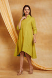 Handloom Mangalgiri High-Low Dress Handloom Mangalgiri High-Low Dress