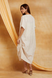 Handloom Striped Pleated Dress Handloom Striped Pleated Dress