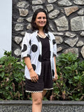 Bold Polka Dot Collared Shirt Bold Polka Dot Collared Shirt