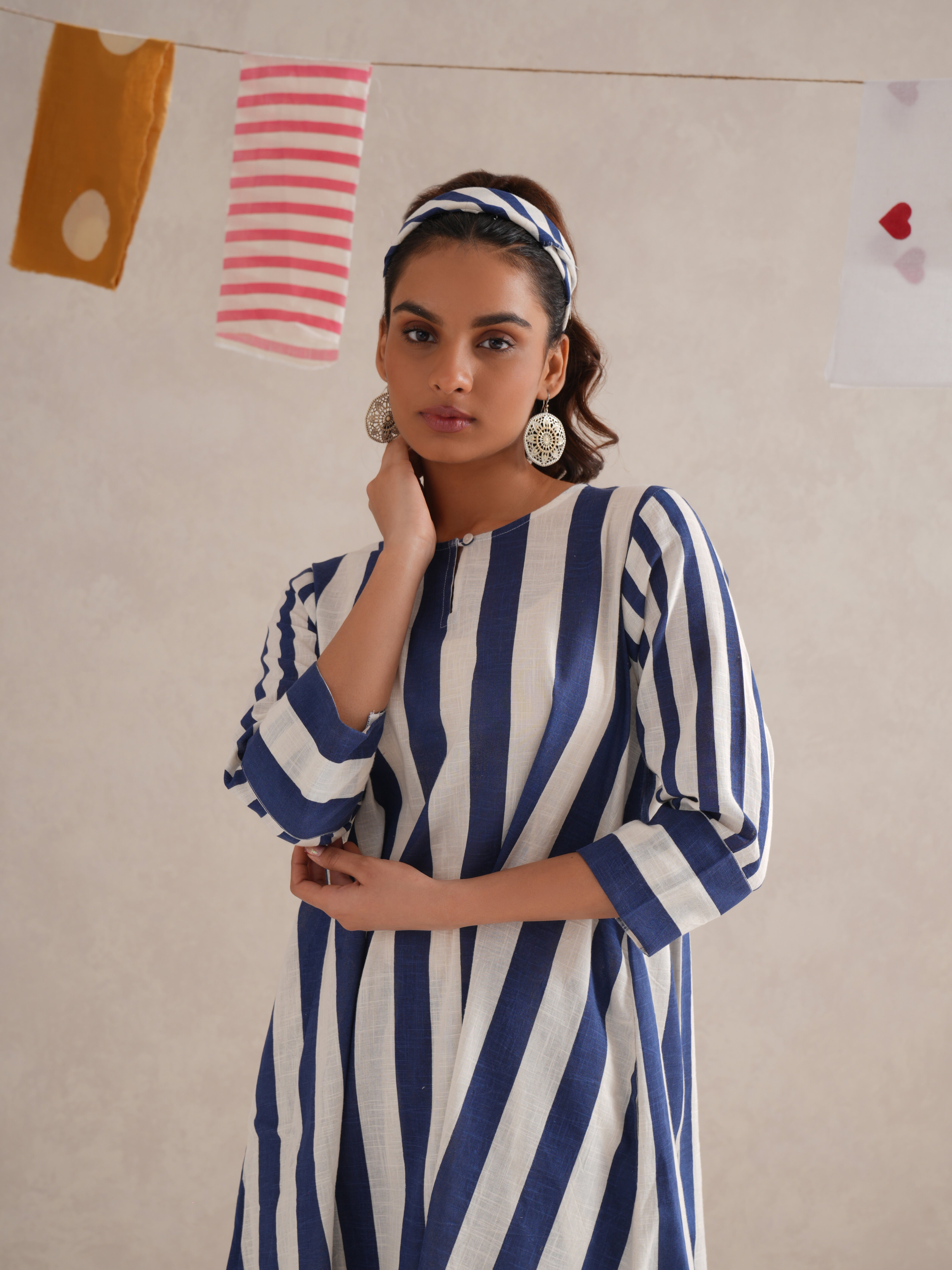 Neeli Dhari Hand Block Print Kurta Neeli Dhari Hand Block Print Kurta