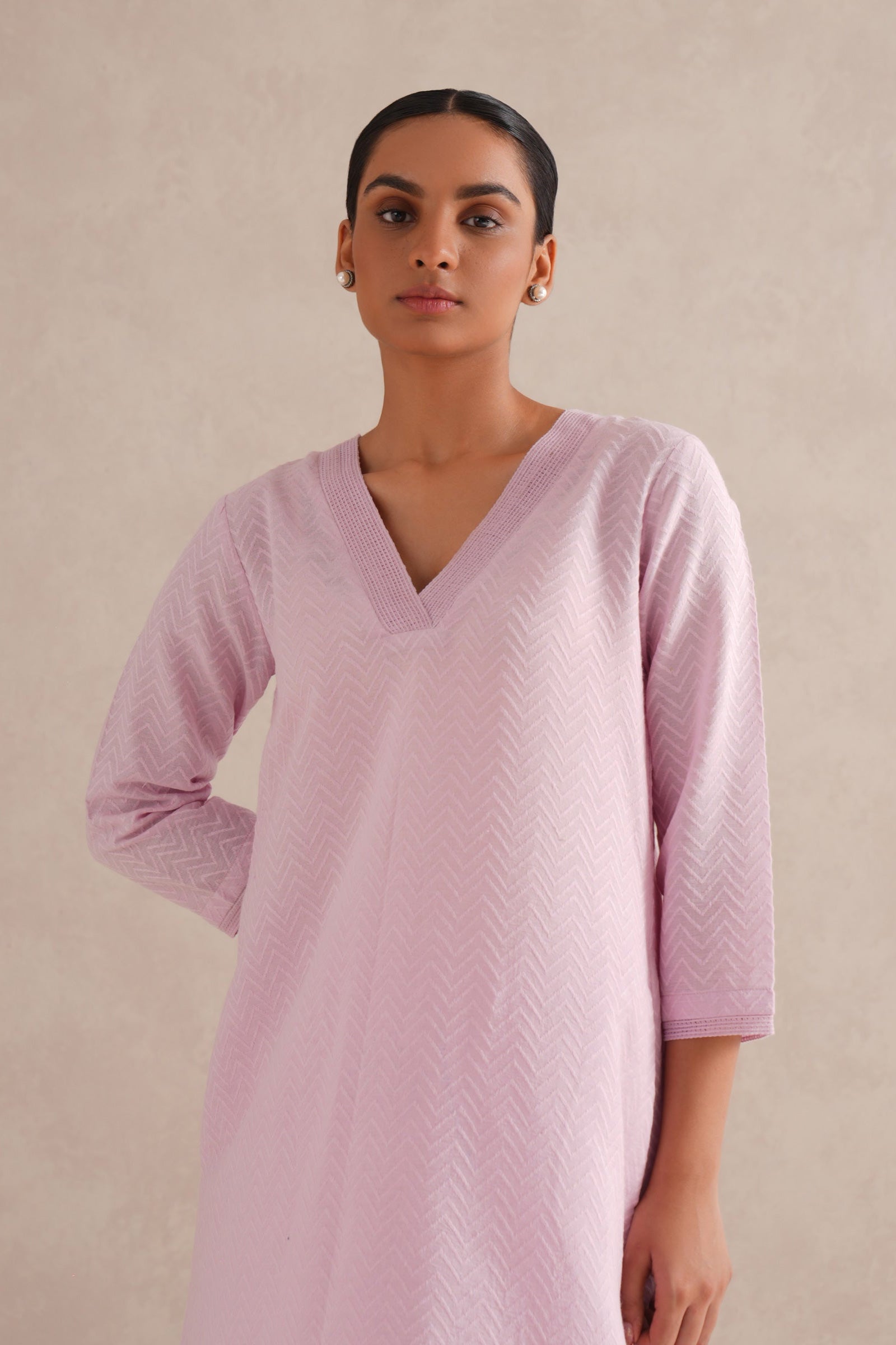 Lilac Chevron Co-Ord Set Lilac Chevron Co-Ord Set