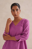 Purple Kurta Set Purple Kurta Set
