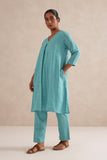 Firozi Checkered Co-Ord Set Firozi Checkered Co-Ord Set