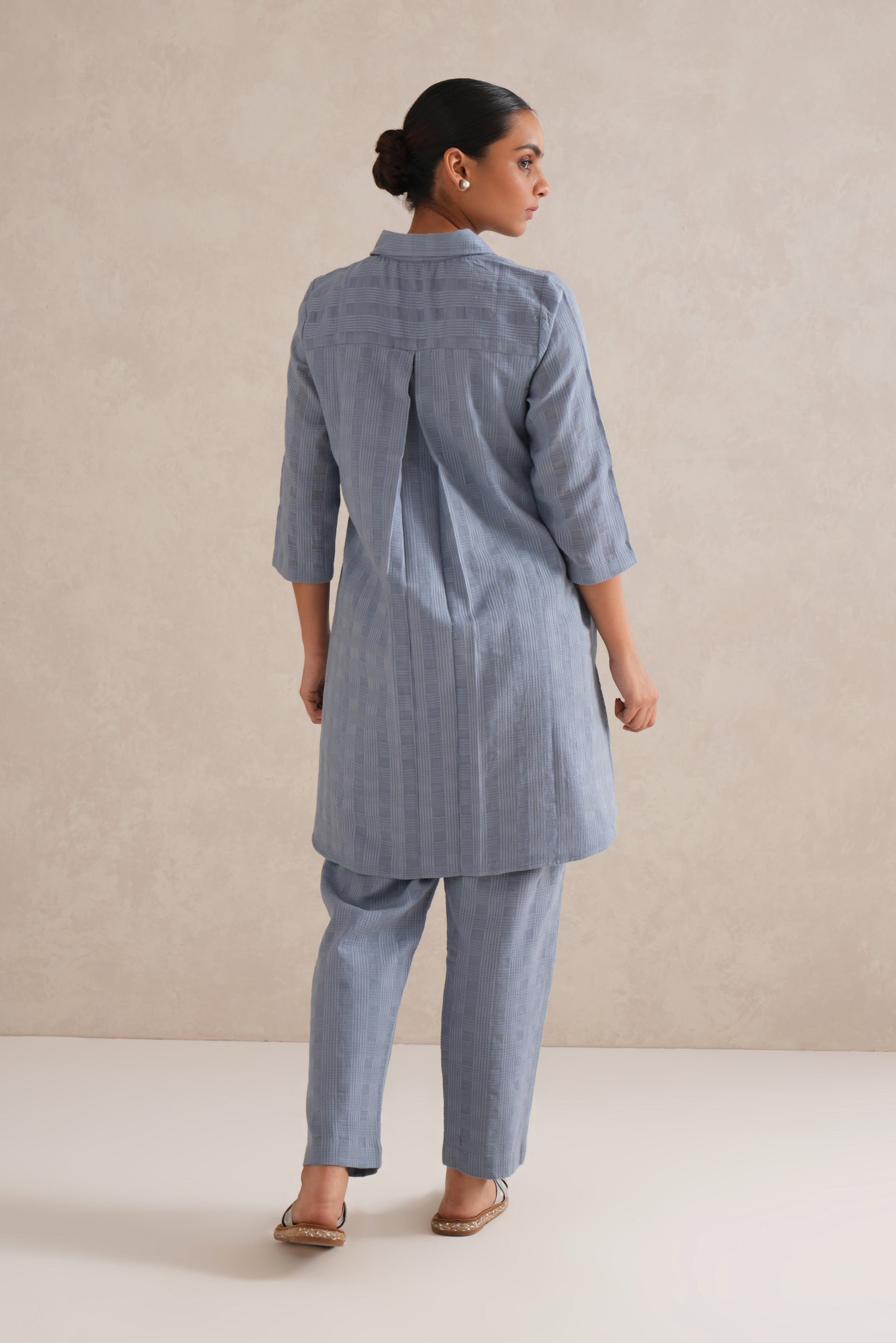 Surmai Checkered Co-Ord Set Surmai Checkered Co-Ord Set