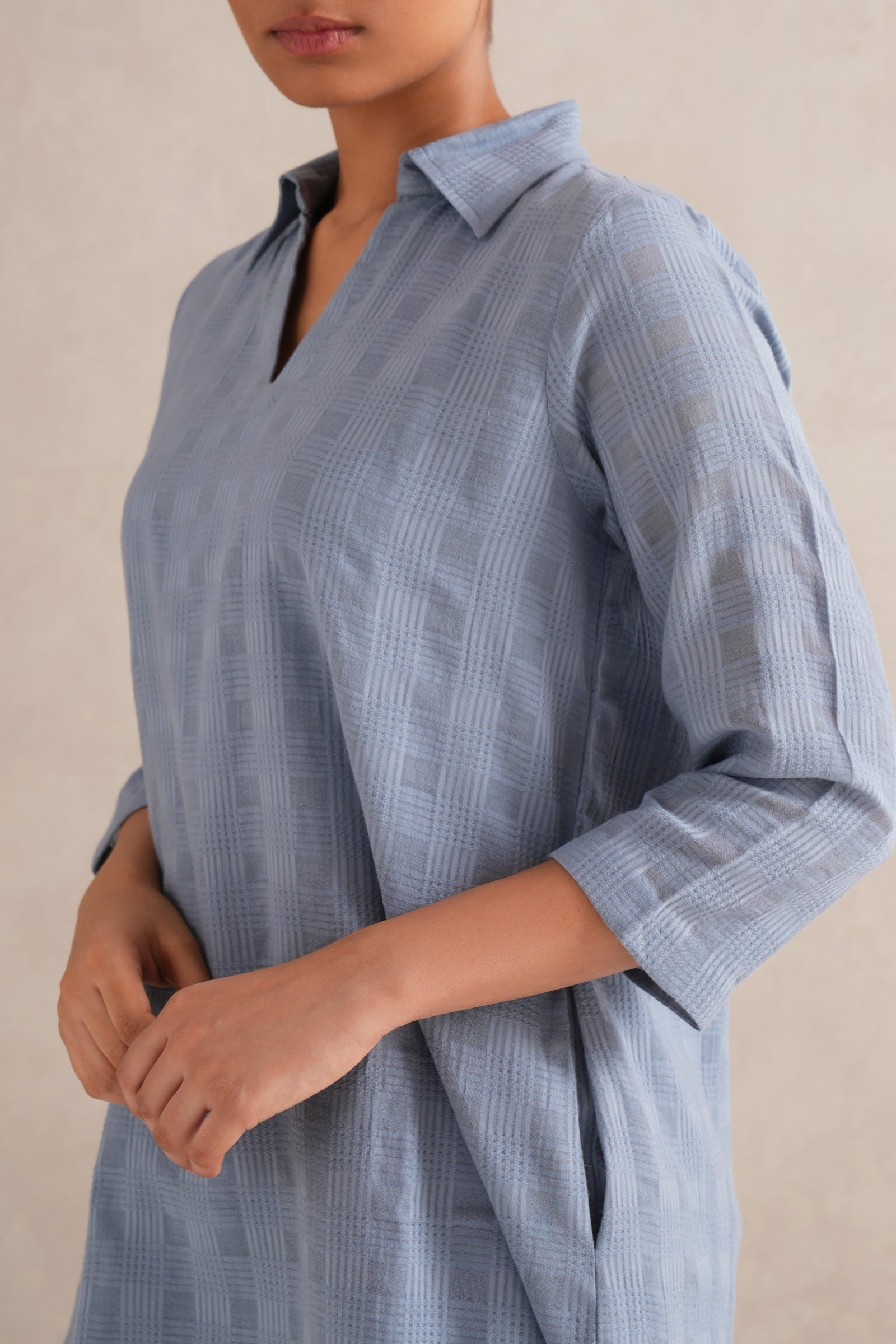 Surmai Checkered Co-Ord Set Surmai Checkered Co-Ord Set