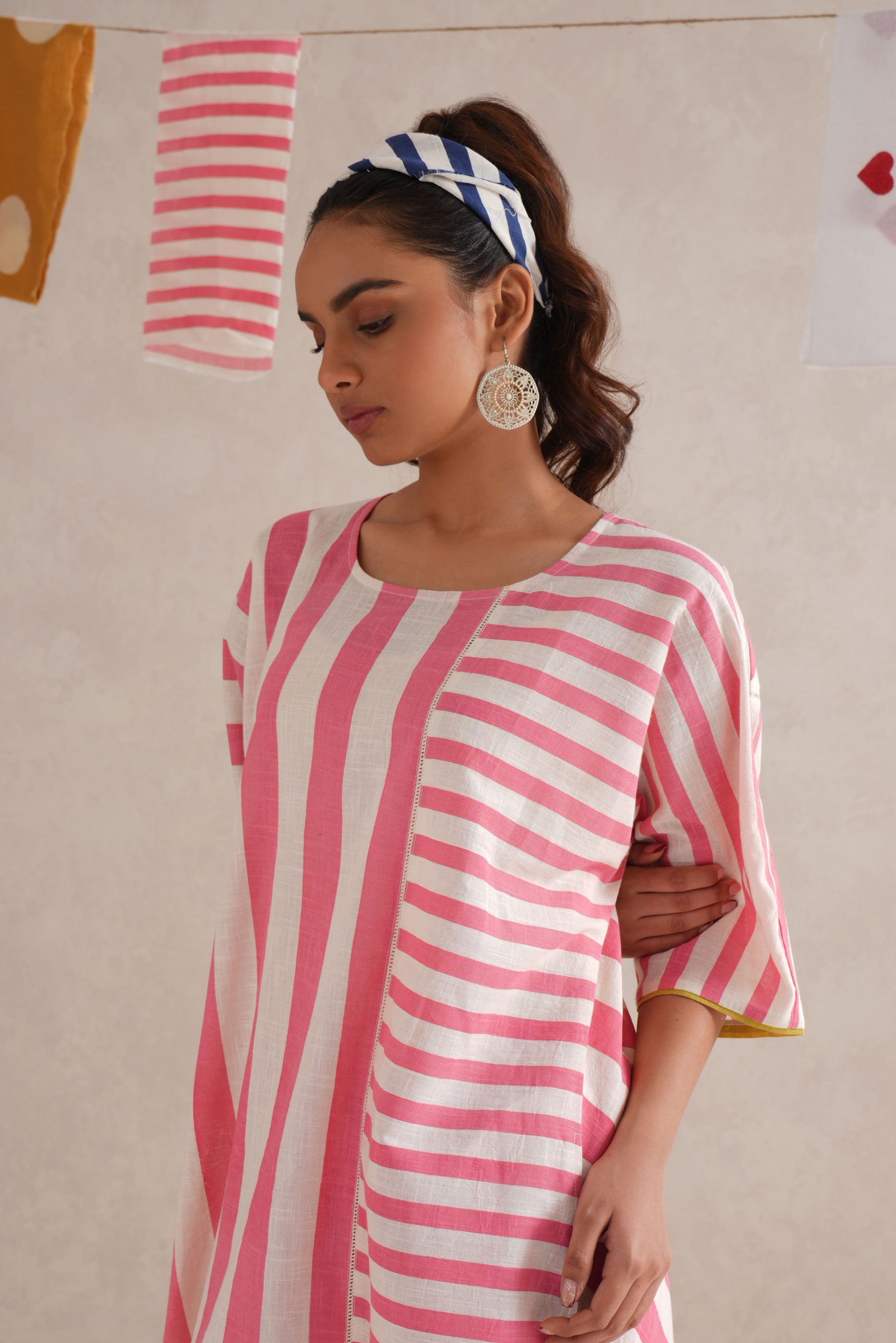 Gulabi Dhari Hand Block Print Kurta Gulabi Dhari Hand Block Print Kurta