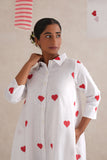 Dilruba Hand Block Print Shirt Dress Dilruba Hand Block Print Shirt Dress