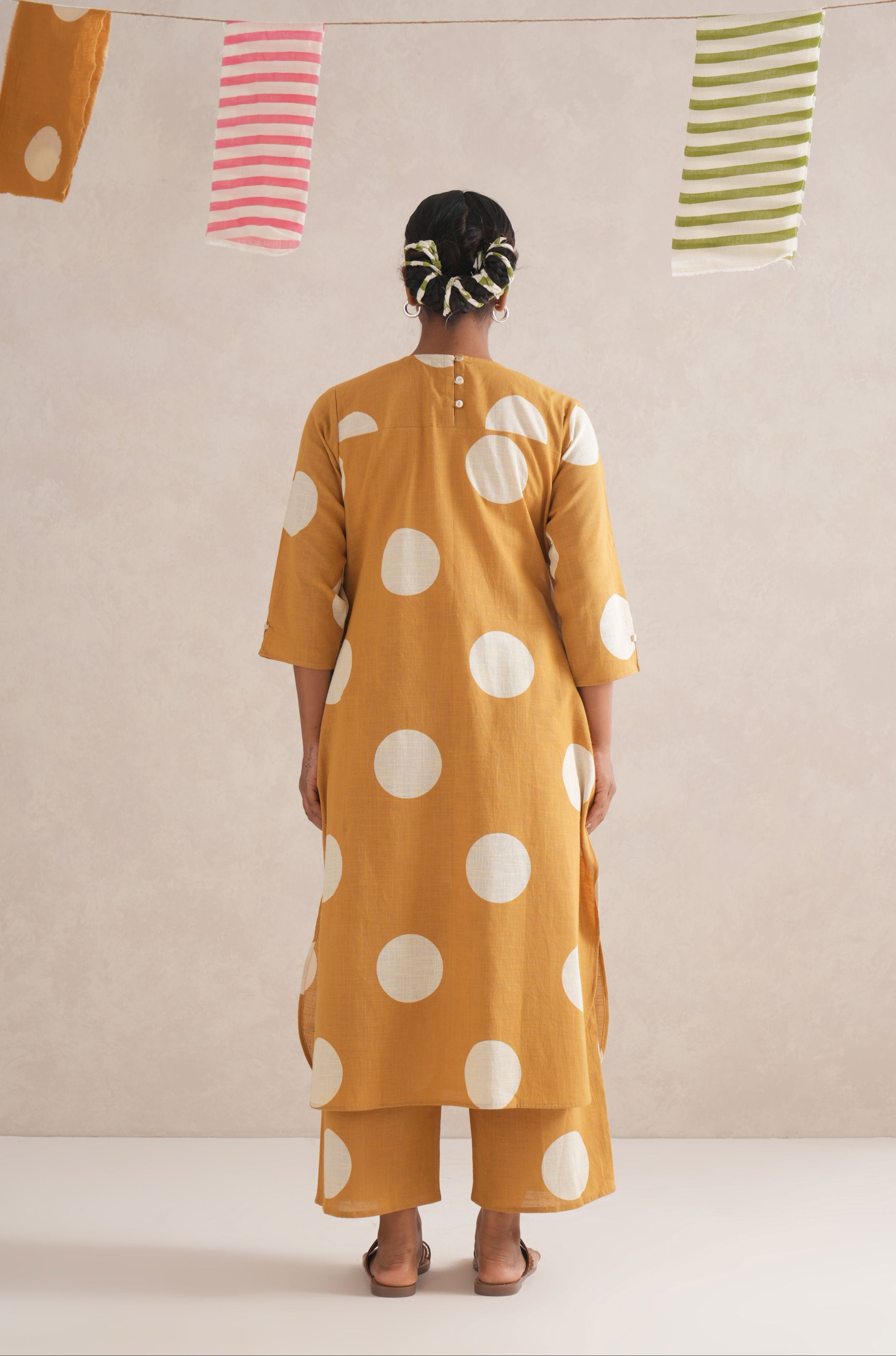 Multani Discharge Block Print Kurta Multani Discharge Block Print Kurta