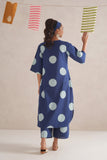 Neela Discharge Block Print Kurta Neela Discharge Block Print Kurta
