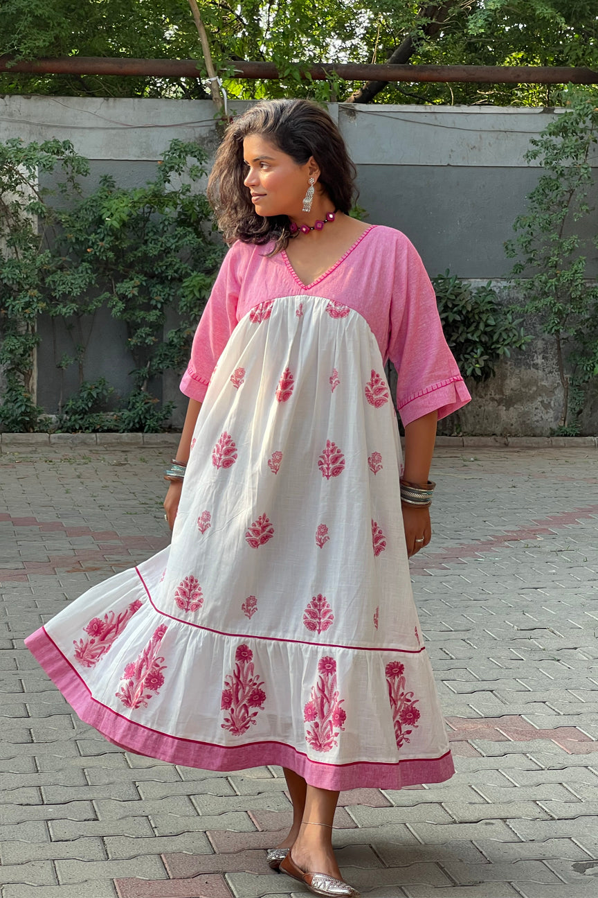Block Print Mughal Dress Block Print Mughal Dress