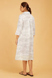 Premium Cotton High-Low Dress - Cyan India Premium Cotton High-Low Dress - Cyan India