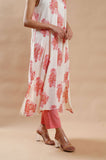 Summer Bloom Soft Cotton Kurta - Cyan India Summer Bloom Soft Cotton Kurta - Cyan India