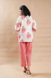 Summer Bloom Soft Cotton Shirt - Cyan India Summer Bloom Soft Cotton Shirt - Cyan India