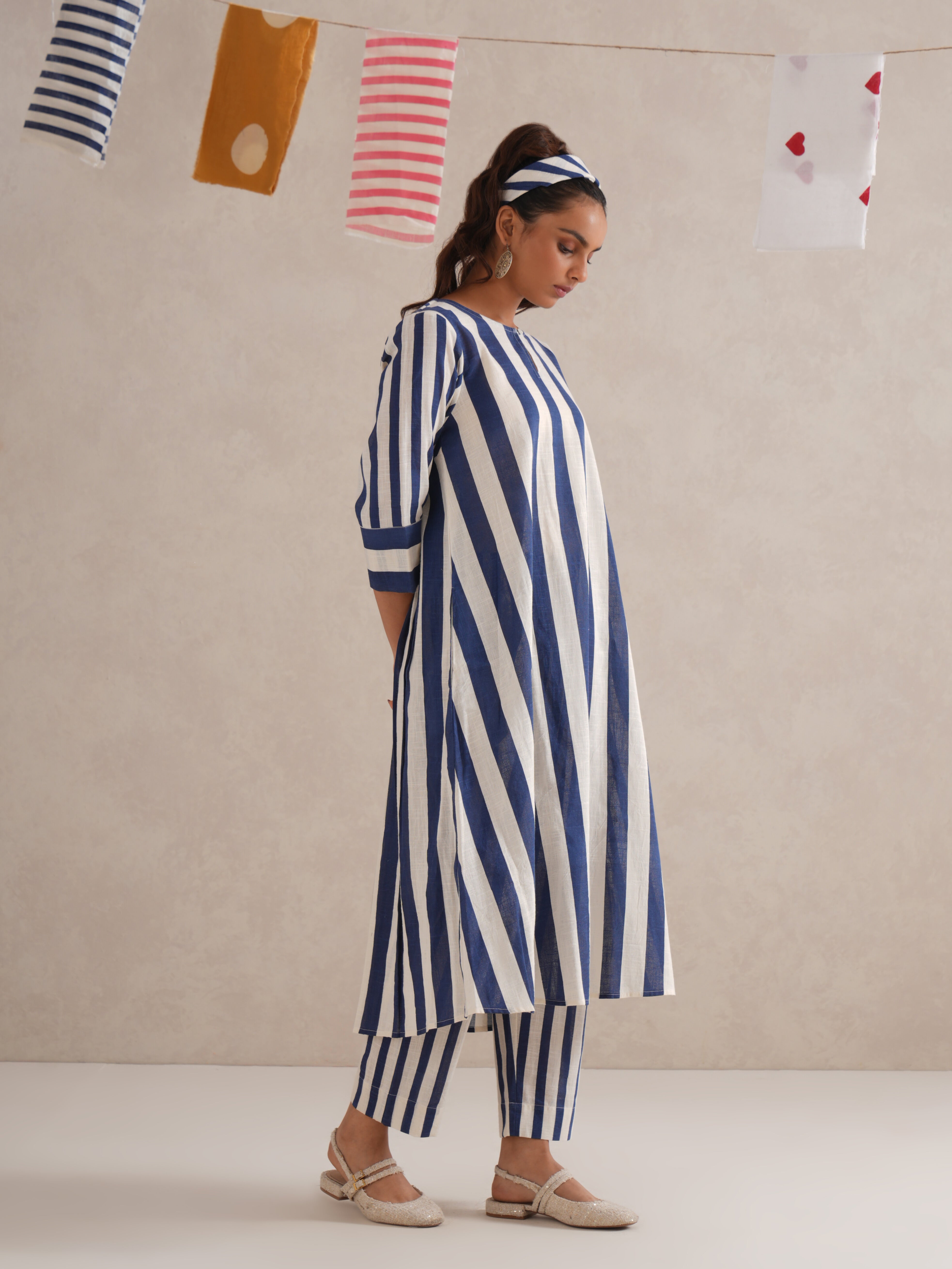 Neeli Dhari Hand Block Print Kurta Neeli Dhari Hand Block Print Kurta