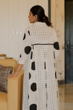 Bohemian Patchwork Premium Cotton Shirt Dress