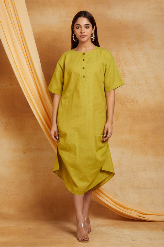 Handloom Mangalgiri Cotton Dress