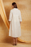 Handloom Striped Shirt Dress