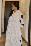 Bohemian Patchwork Premium Cotton Shirt Dress