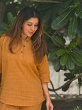 Beige Premium Cotton Set with Wooden Details