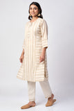 Fine Cotton Stripes Play Kurta