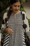 Bold Patchwork Hand-Block Print Kurta Set
