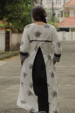 Syah-Safed Hand Block Patchwork Kurta Set