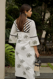 Unexpected Patchwork Hand-Block Print Kurta with Black Palazzo