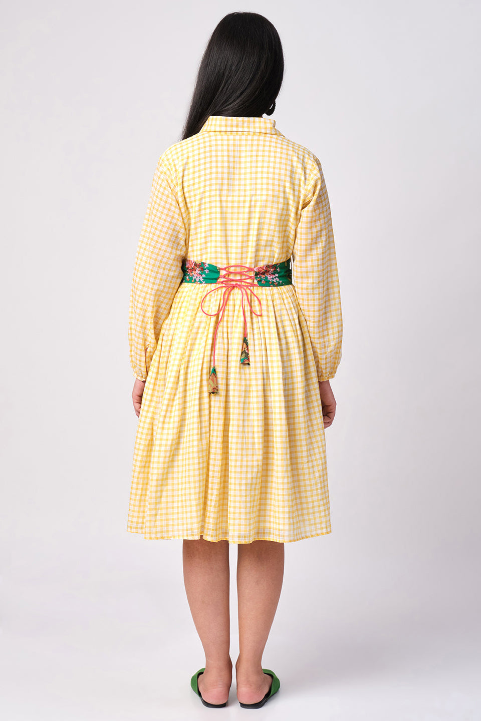 Pop Checks Cotton Dress