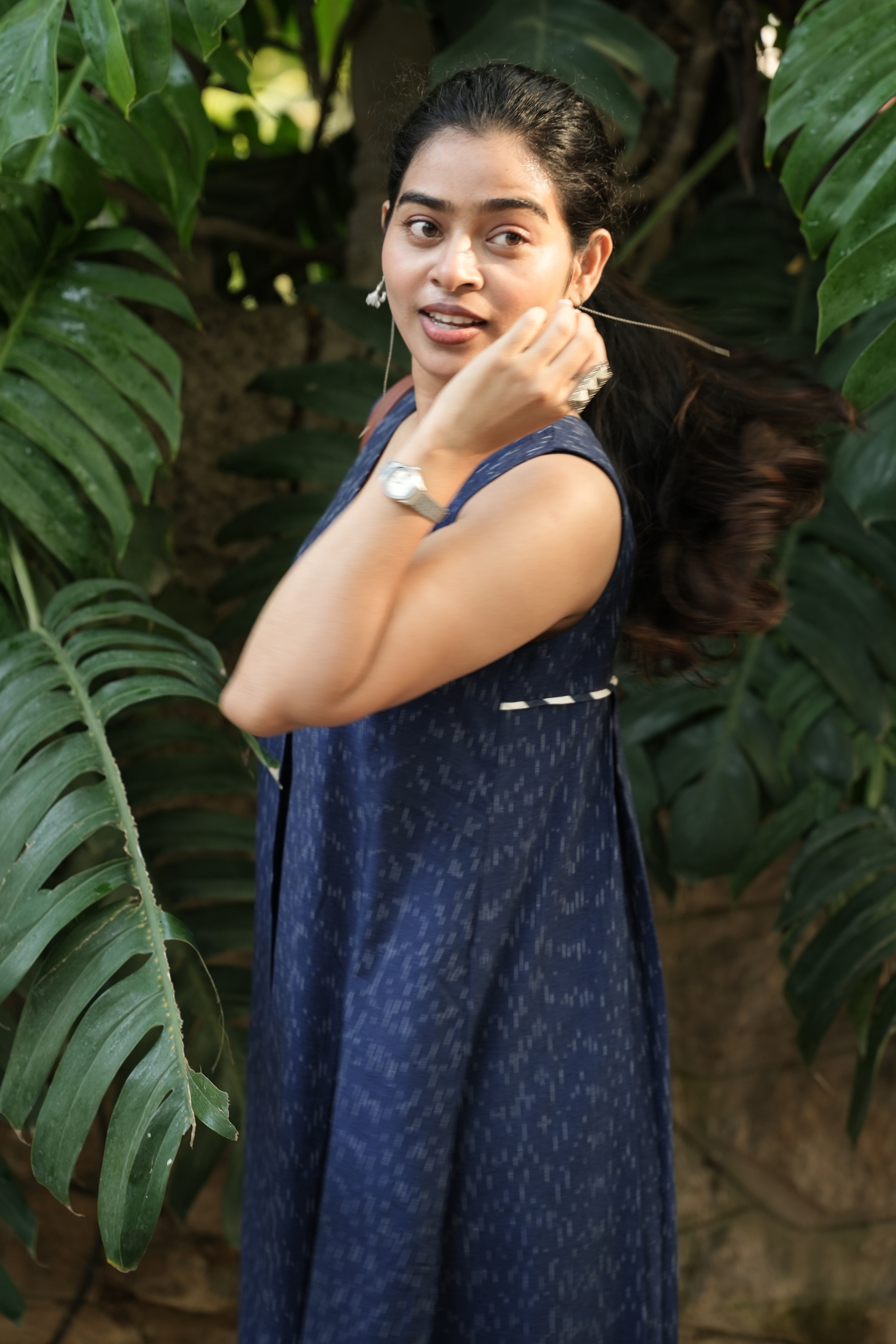 Handloom Indigo Straight Fit Dress
