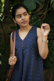 Handloom Indigo Straight Fit Dress
