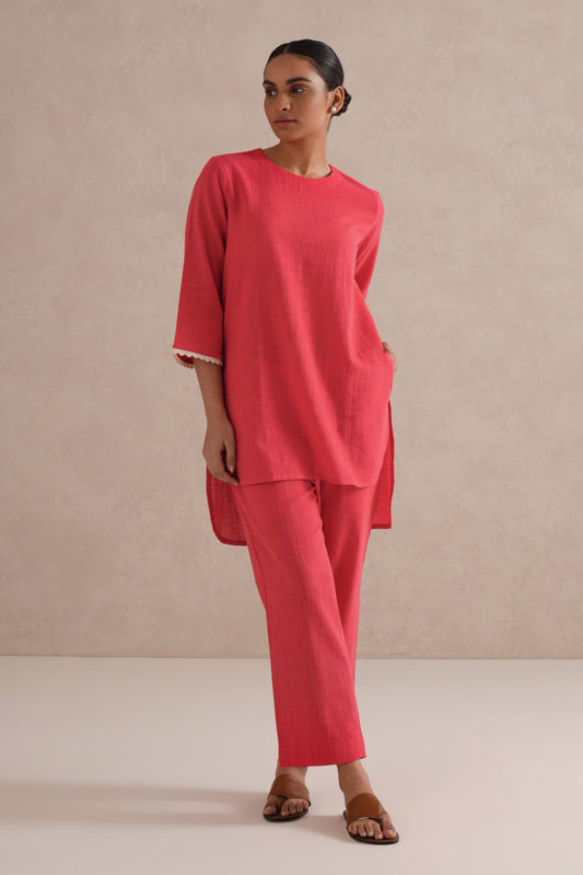 Cherry Red Co-Ord Set