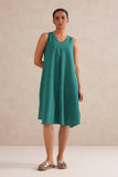 Emerald Cotton Dress/Top
