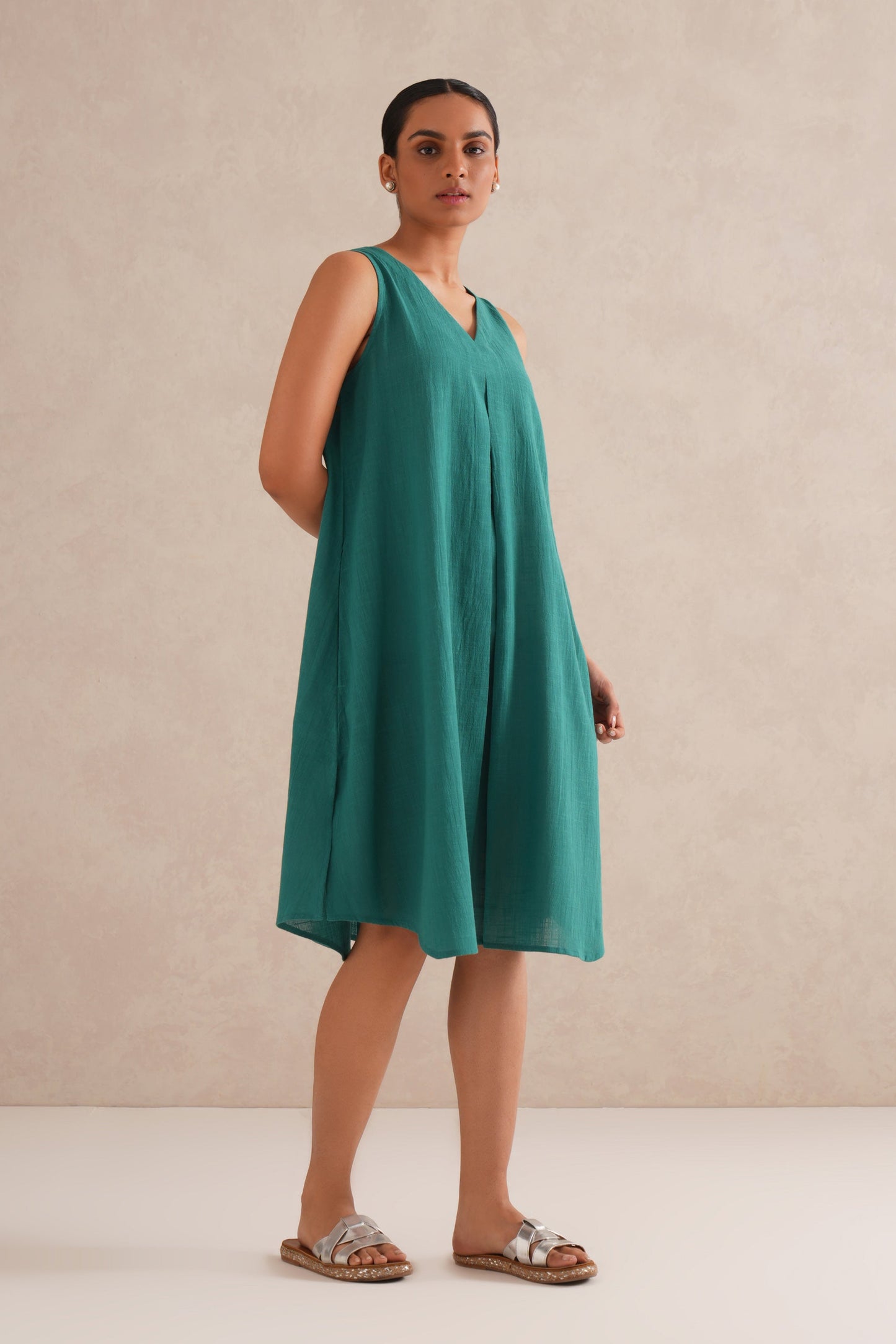Emerald Cotton Dress/Top