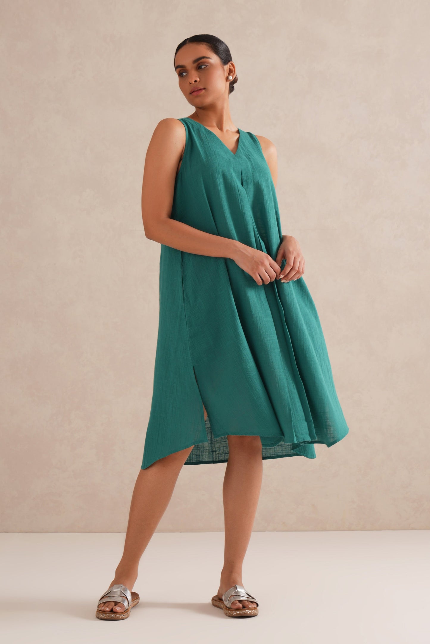 Emerald Cotton Dress/Top