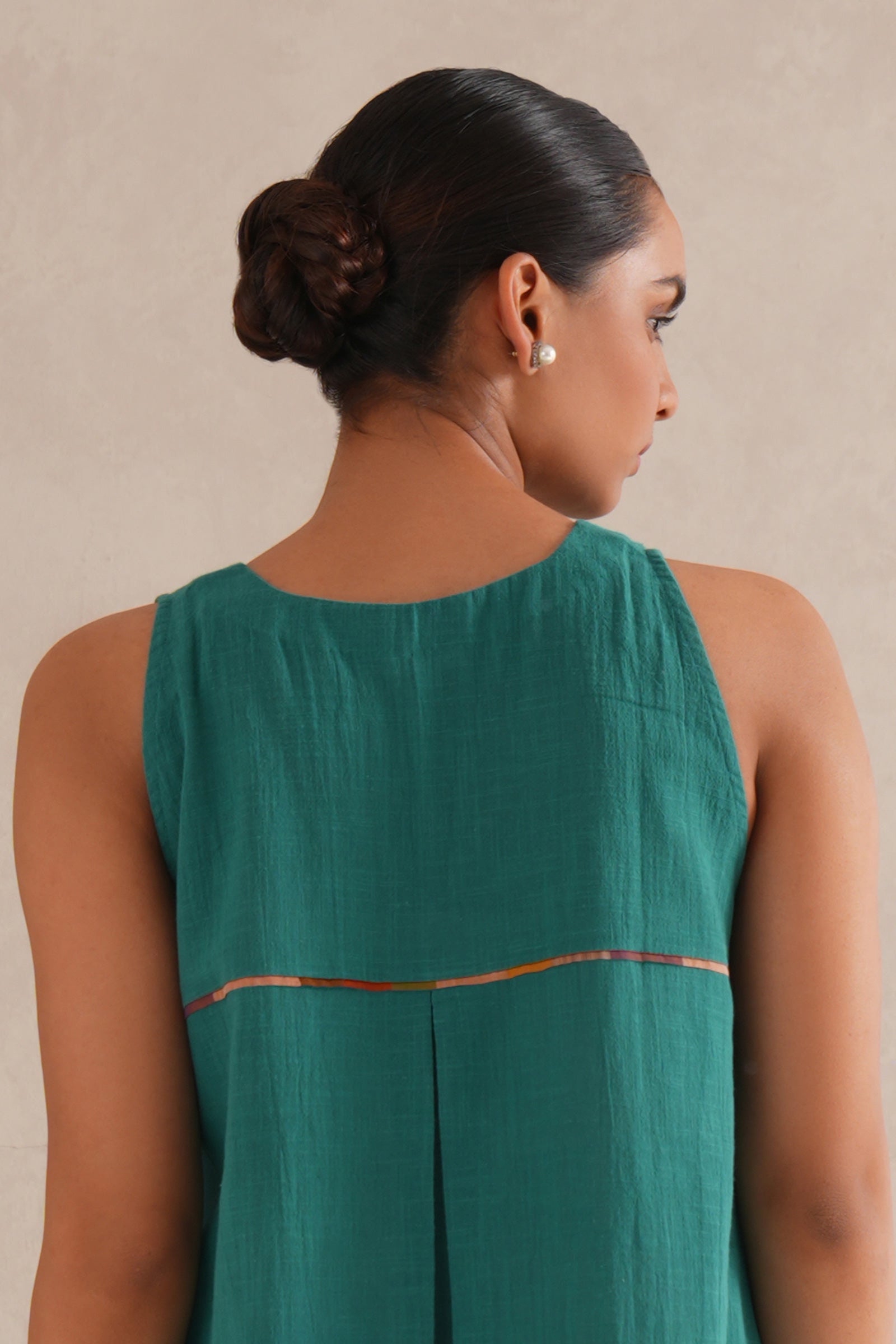 Emerald Cotton Dress/Top