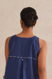 Blue Sapphire Cotton Dress/Top