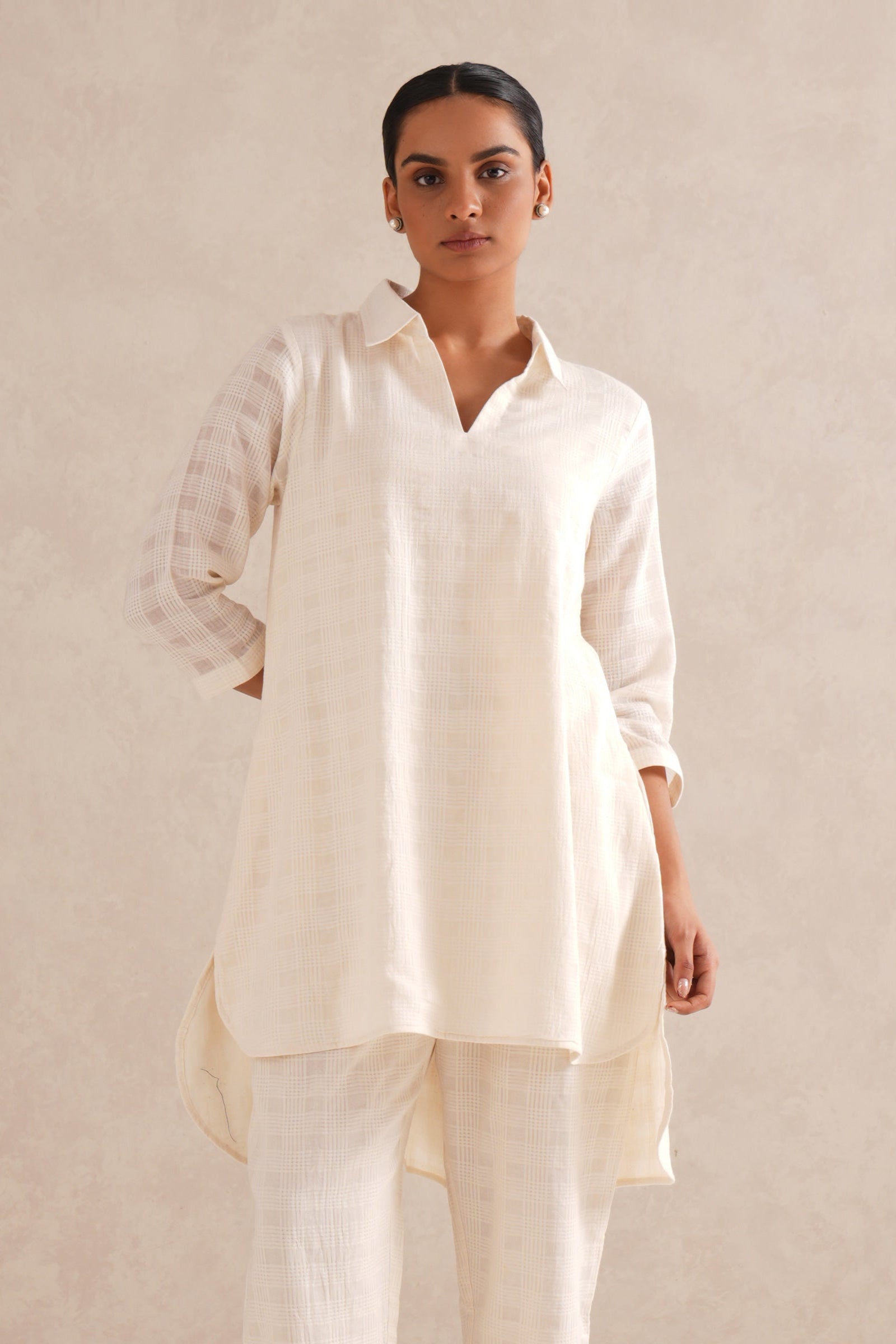 Kora Checkered Co-Ord Set