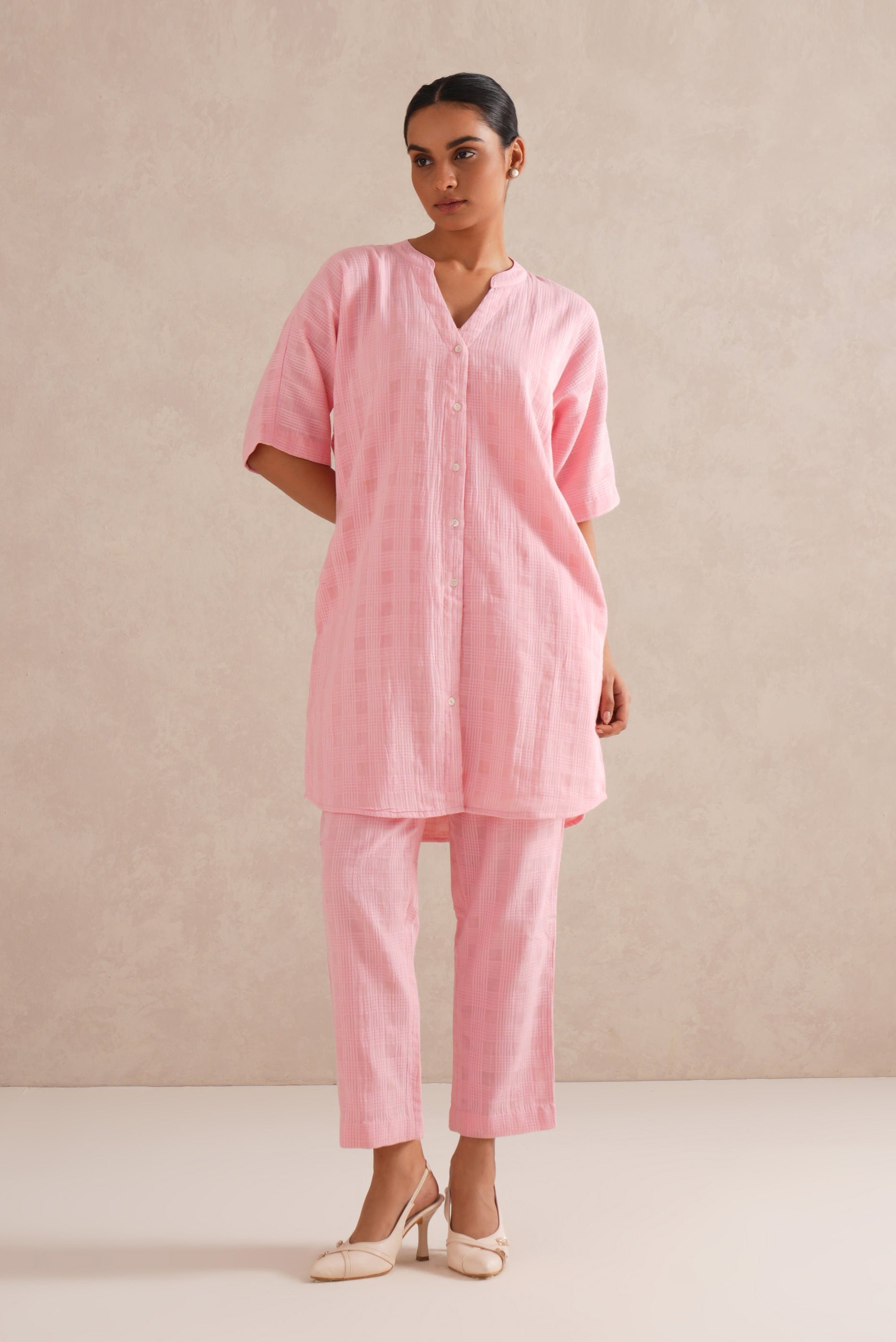 Gulabi Checkered Co-Ord Set