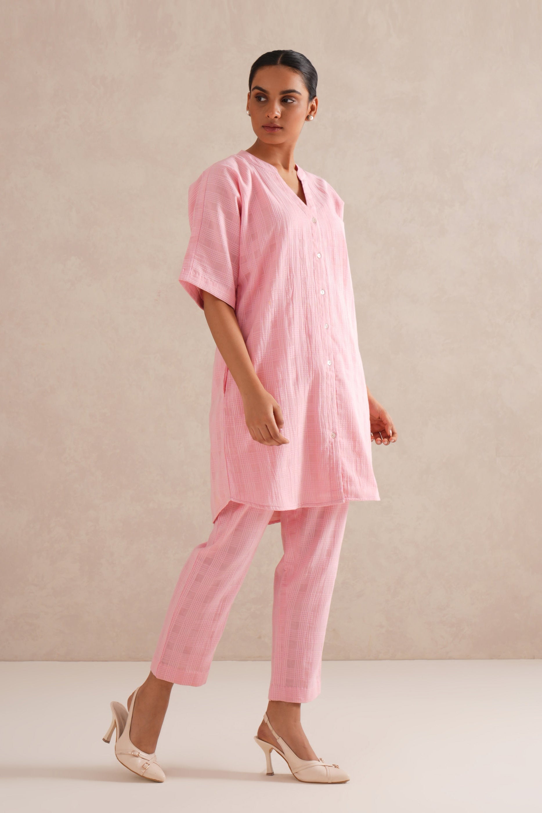 Gulabi Checkered Co-Ord Set