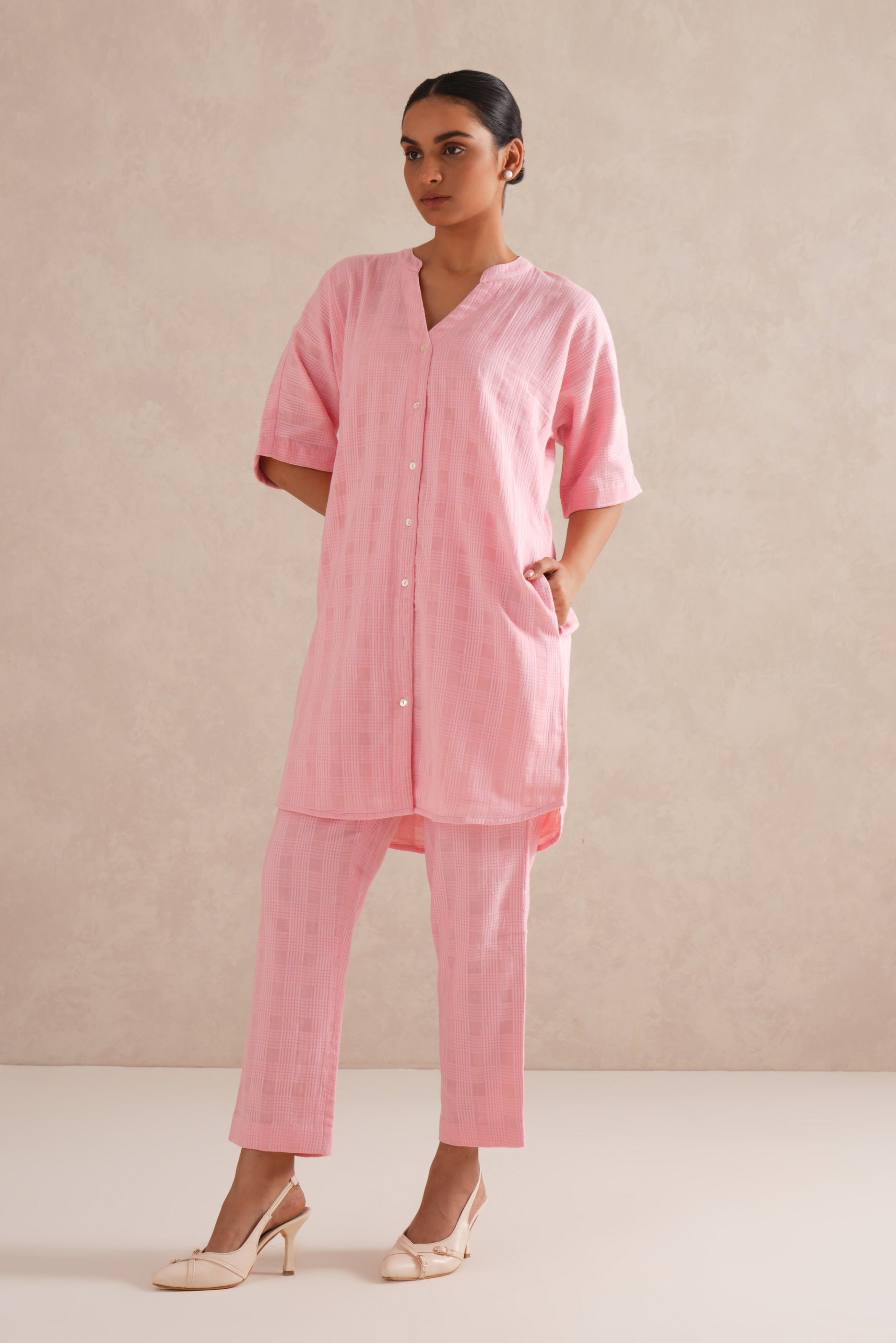 Gulabi Checkered Co-Ord Set