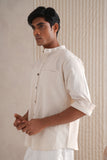 Unaltered Cotton Linen Shirt