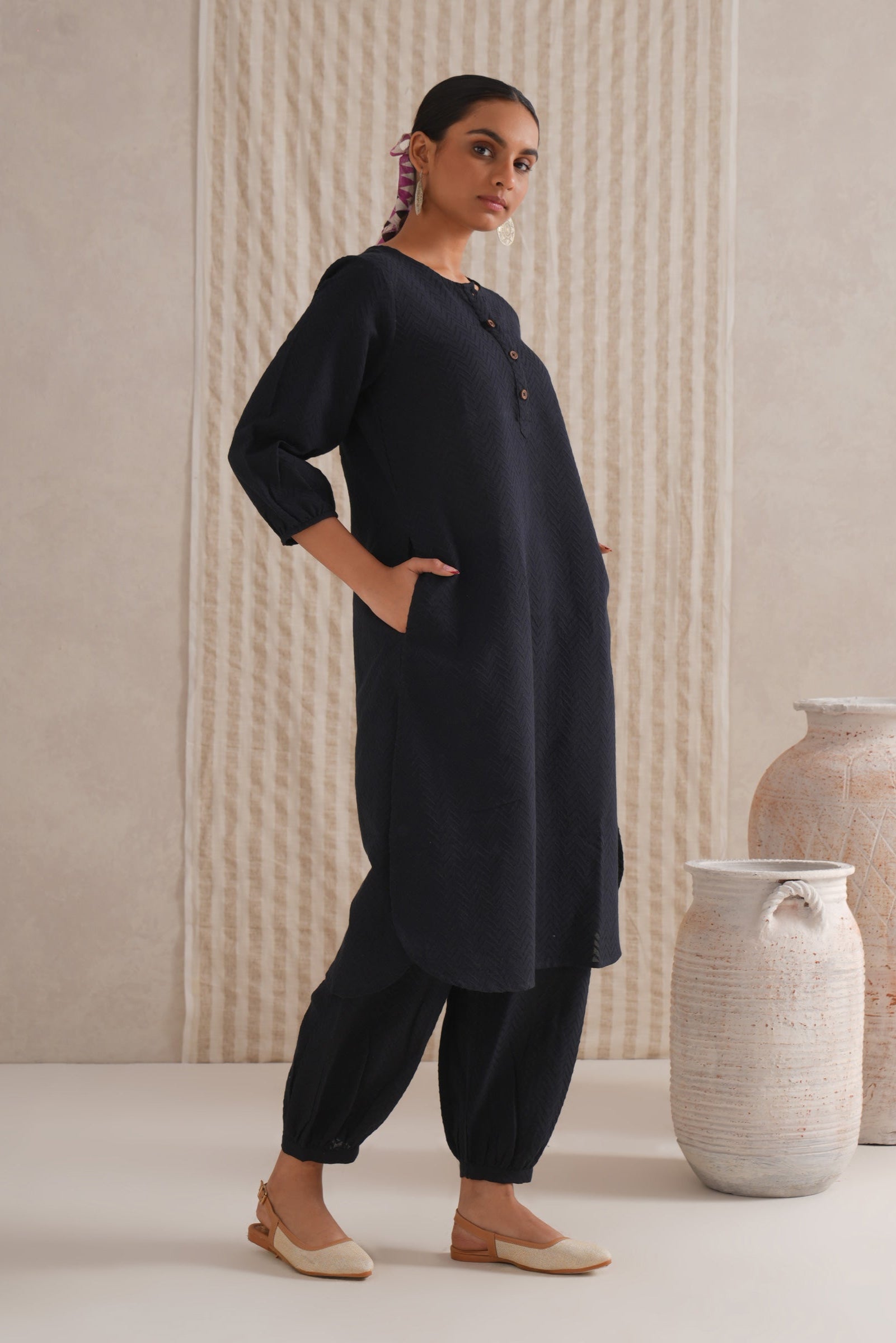 Syah Kurta-Salwar Set