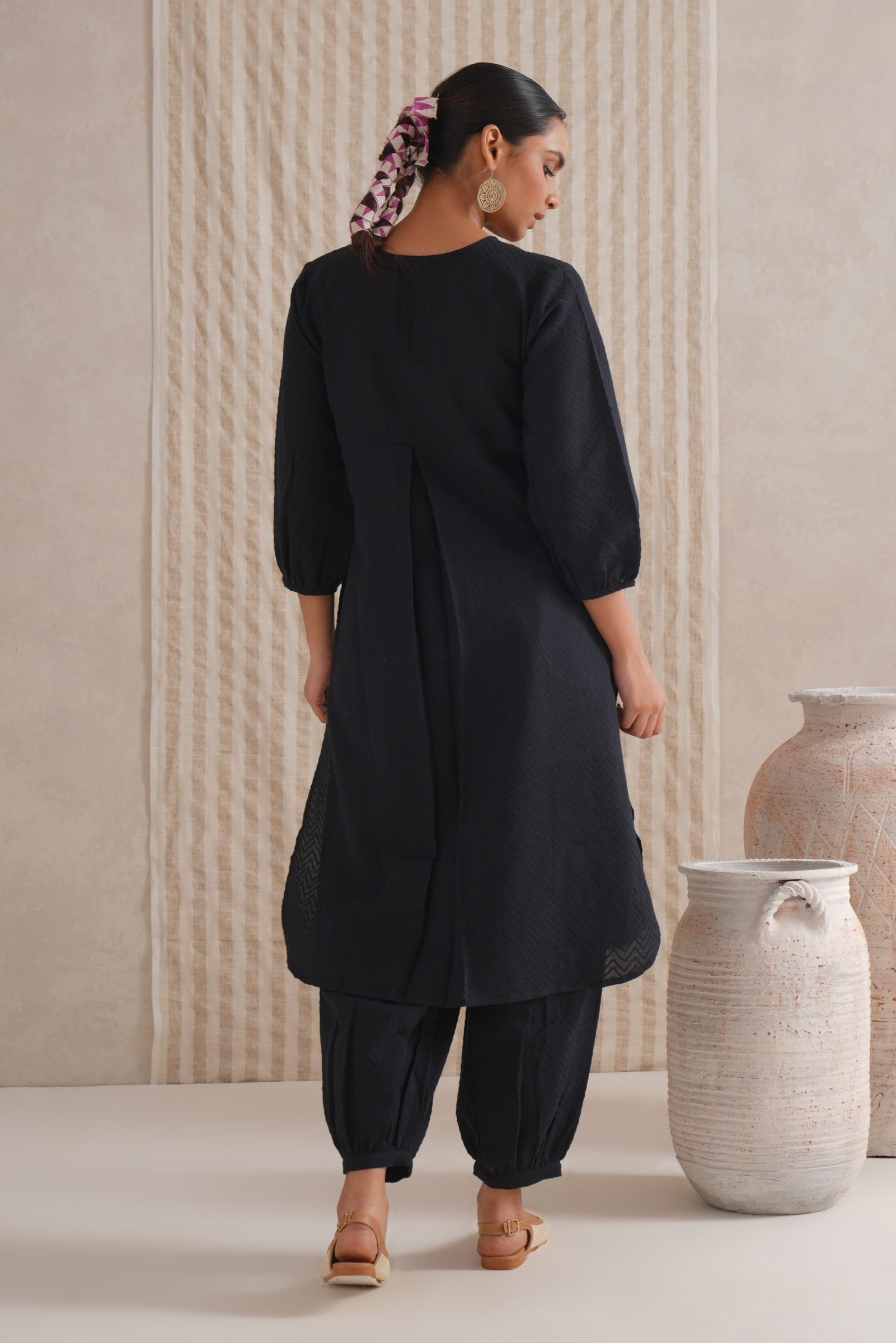 Syah Kurta-Salwar Set