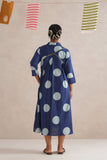 Neela Discharge Hand Block Print Shirt Dress