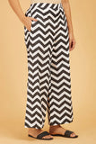 Bold Chevrons Cord-Set - Cyan India