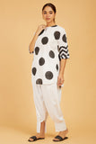 Bold Polka Dot Shirt - Cyan India