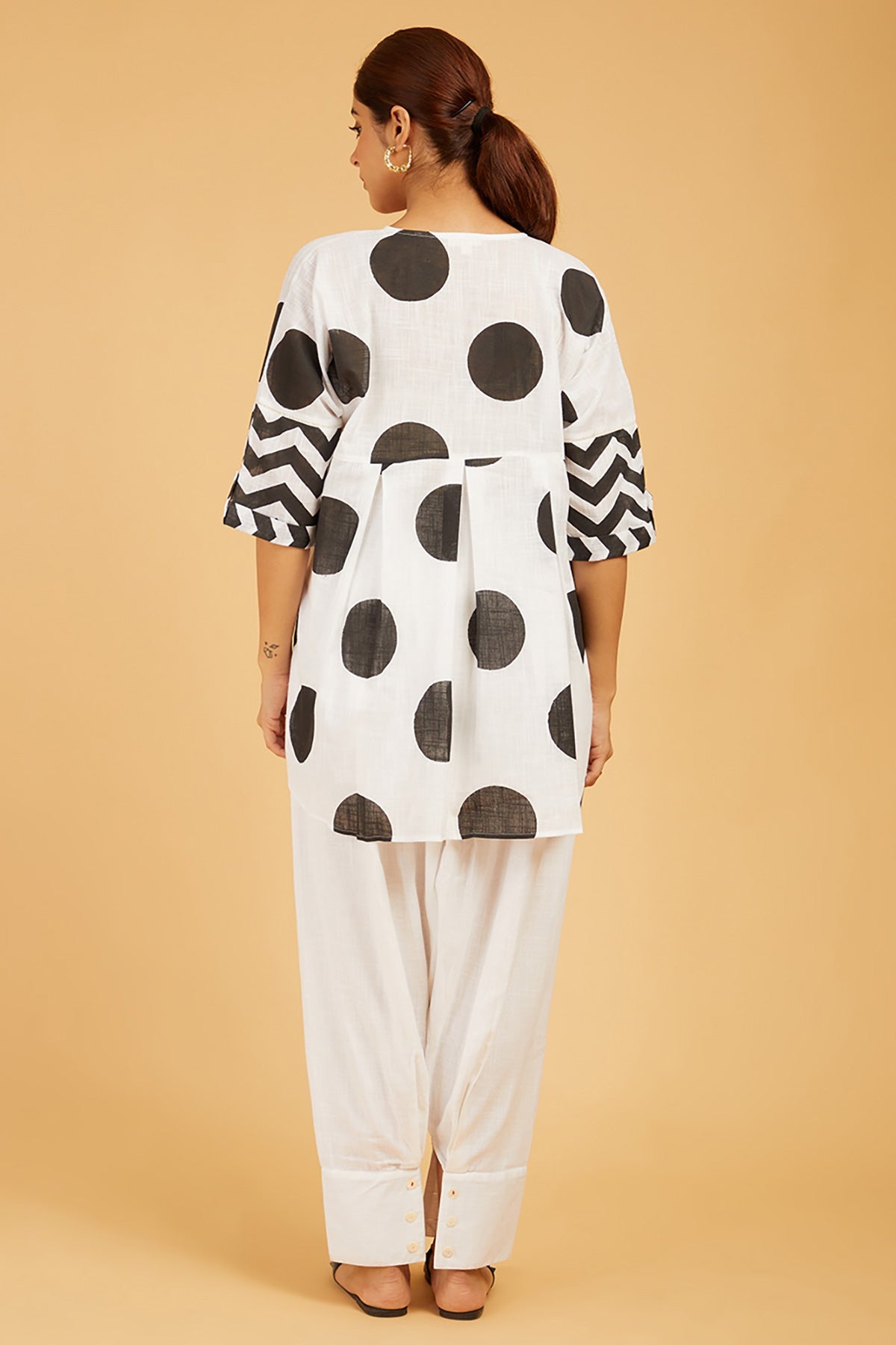 Bold Polka Dot Shirt - Cyan India