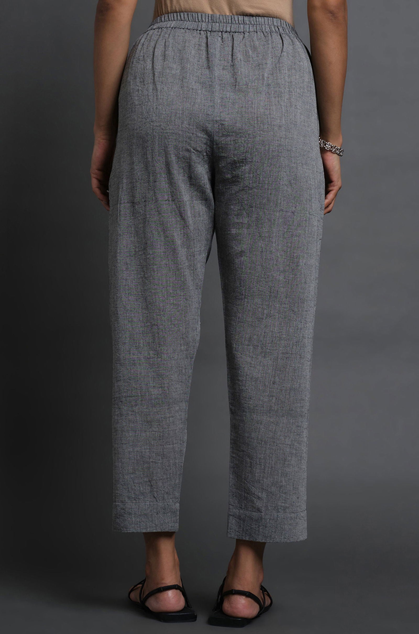 Chambray Pants - Cyan India